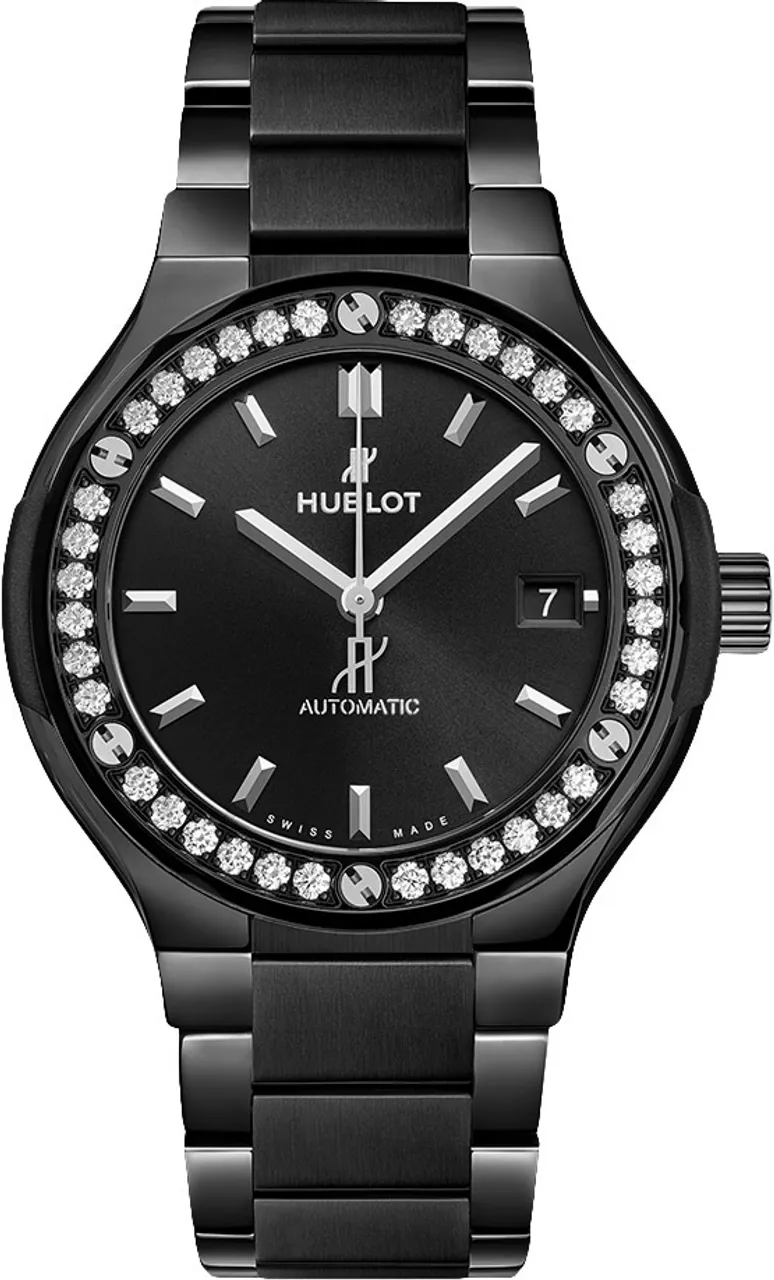 Hublot Classic Fusion 45, 42, 38, 33  568.CM.1470.CM.1204 38mm Black ceramic Black