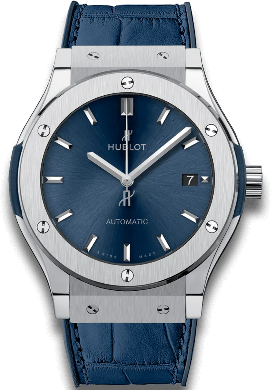 Hublot Classic Fusion 511.NX.7170.LR 45mm Titanium Blue