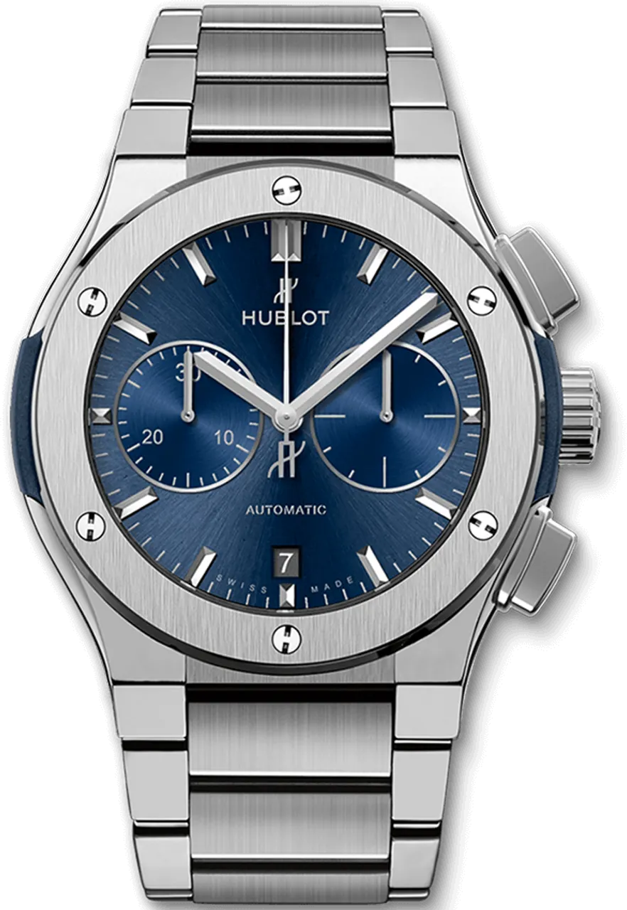 Hublot Classic Fusion 520.NX.7170.NX 45mm Titanium Blue