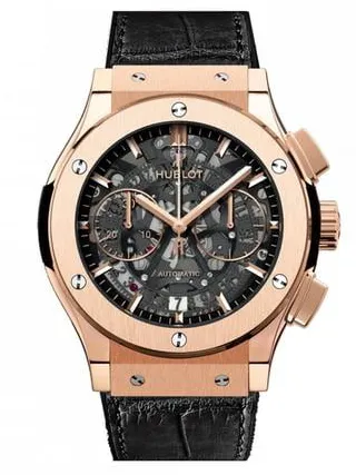 Hublot Classic Fusion 525.ox.0180.lr 45mm Yellow gold Skeletonized