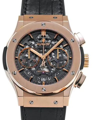 Hublot Classic Fusion 525.ox.0180.lr 45mm Yellow gold Skeletonized