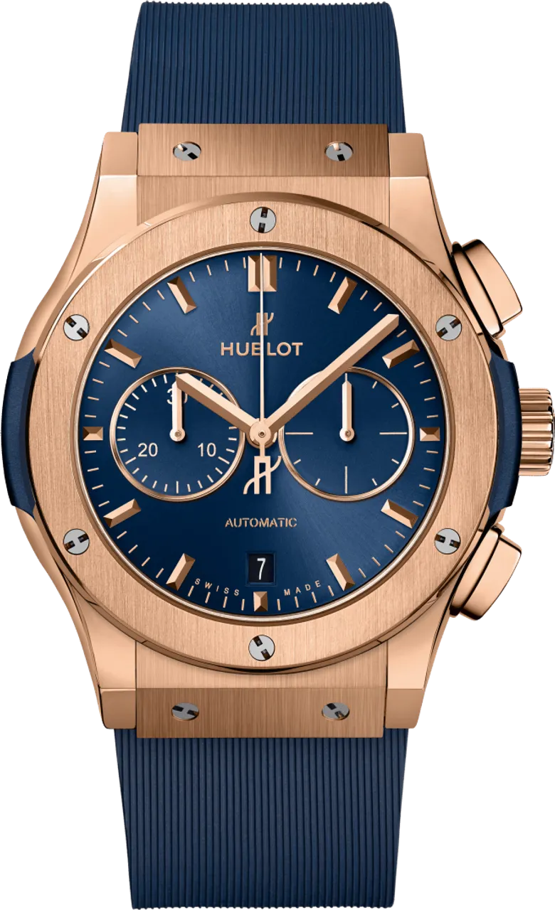 Hublot Classic Fusion 541.OX.7180.RX 42mm Yellow gold Blue