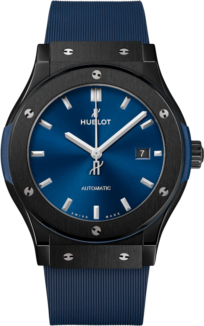 Hublot Classic Fusion 542.CM.7170.RX 42mm Black ceramic Blue