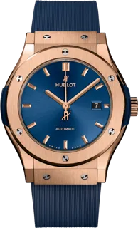 Hublot Classic Fusion 542.OX.7180.RX Yellow gold Blue