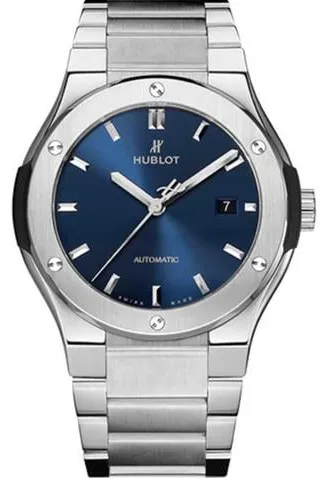 Hublot Classic Fusion 548.NX.7170.NX 42mm Titanium Blue