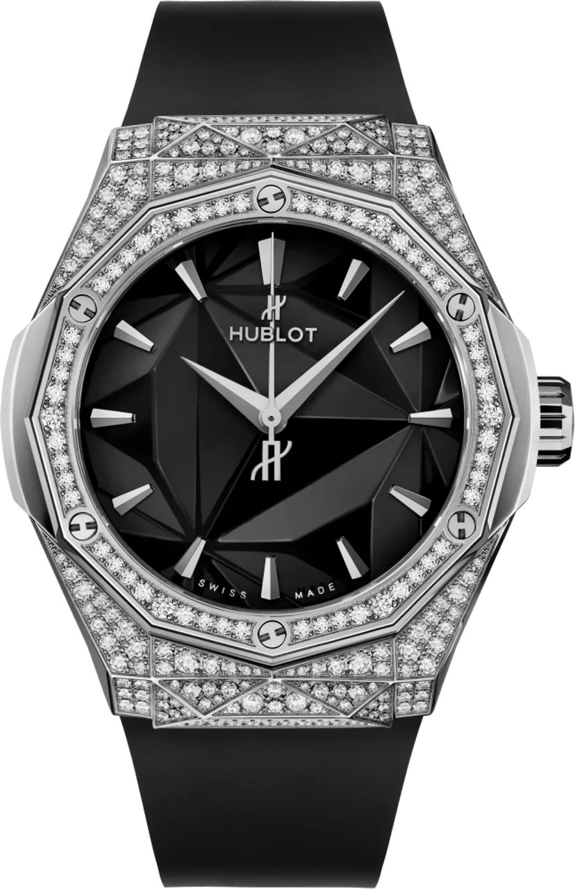 Hublot Classic Fusion 550.NS.1800.RX.1604.ORL19 40mm Titanium and Diamond Black