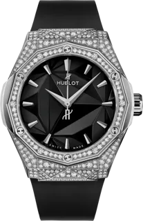 Hublot Classic Fusion 550.NS.1800.RX.1604.ORL19 Titanium and Diamond Black