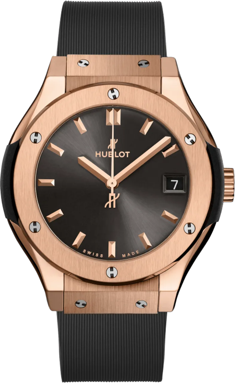 Hublot Classic Fusion 581.OX.7081.RX 33mm Yellow gold Gray