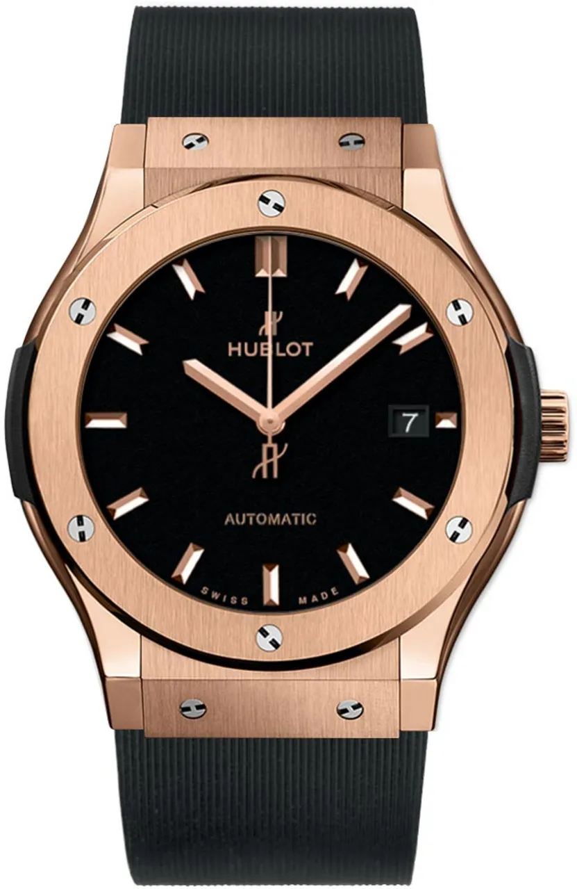 Hublot Classic Fusion 582.OX.1180.RX 33mm Rose gold and 18k rose gold Black