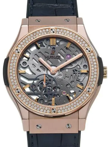 Hublot Classic Fusion Ultra-Thin 545.OX.0180.LR.1104 42mm Yellow gold Skeletonized