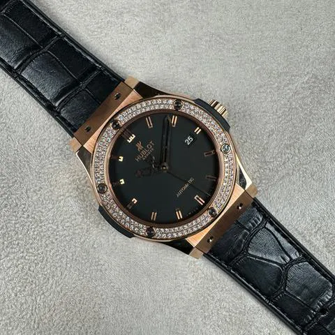 Hublot Classic Fusion 542.OX.1180.LR.1104 42mm Rose gold Black