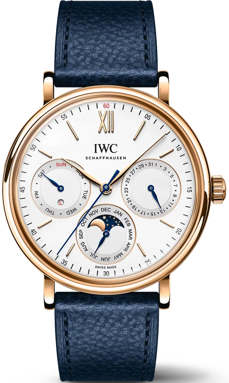 IWC Perpetual Calendar IW344602 40mm Yellow gold White