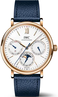 IWC Perpetual Calendar IW344602 Yellow gold White