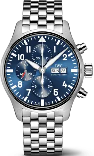 IWC Pilot Chronograph IW377717 Stainless steel Blue