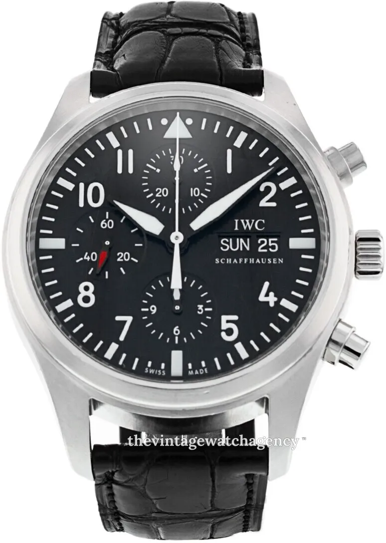 IWC Pilot IW371701 42mm Stainless steel Black