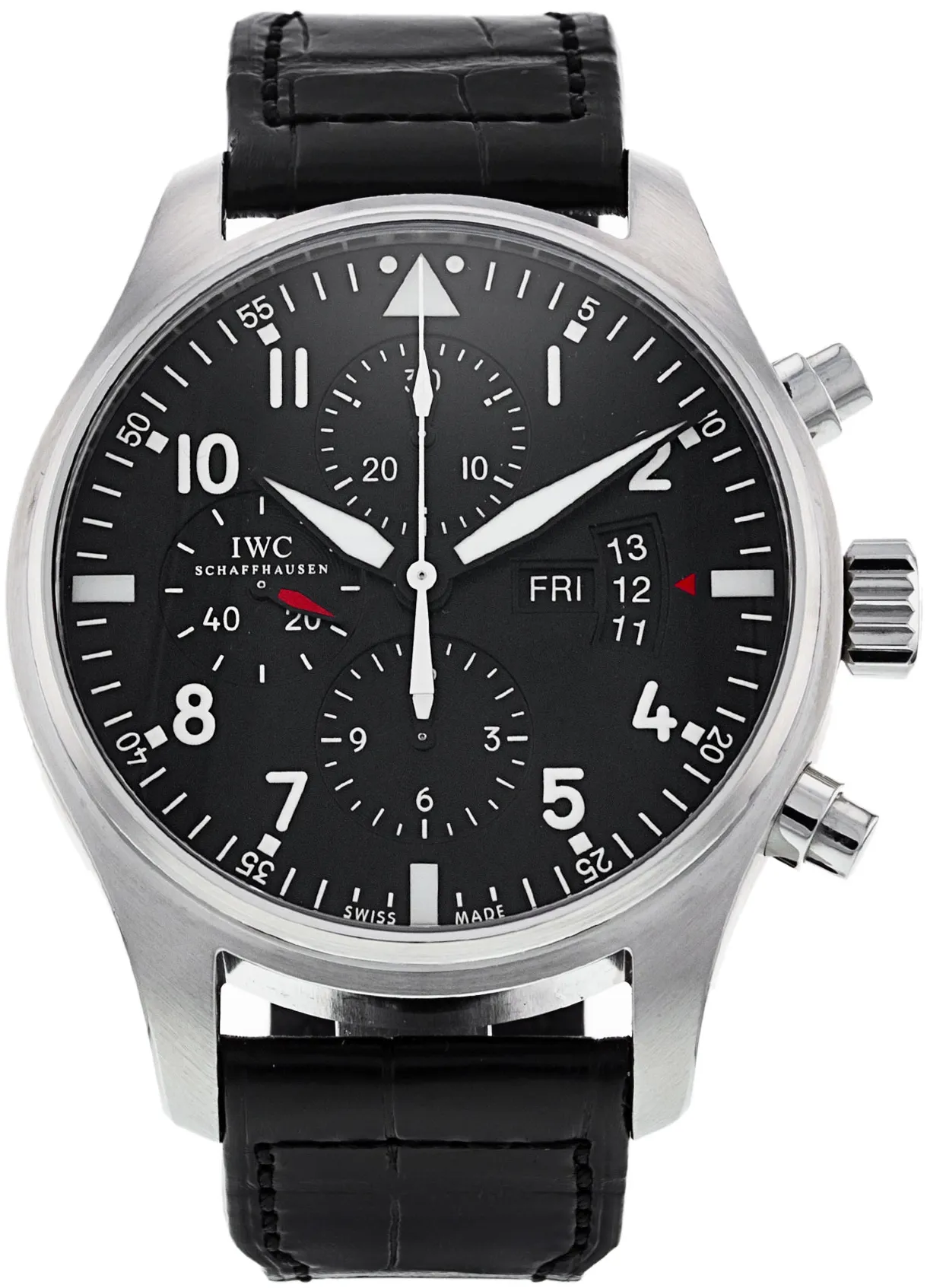 IWC Pilot IW377701 43mm Stainless steel Black