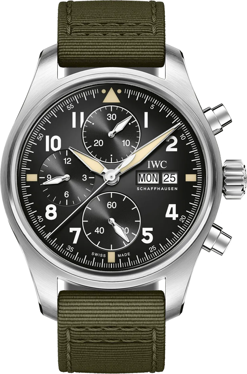 IWC Pilot IW387901 41mm Stainless steel Black