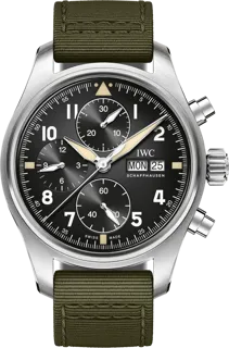 IWC Pilot IW387901 Stainless steel Black