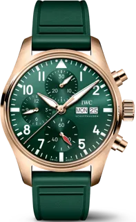 IWC Pilot IW388110 Yellow gold Green