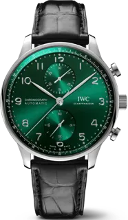 IWC Portugieser IW371615 Stainless steel Green