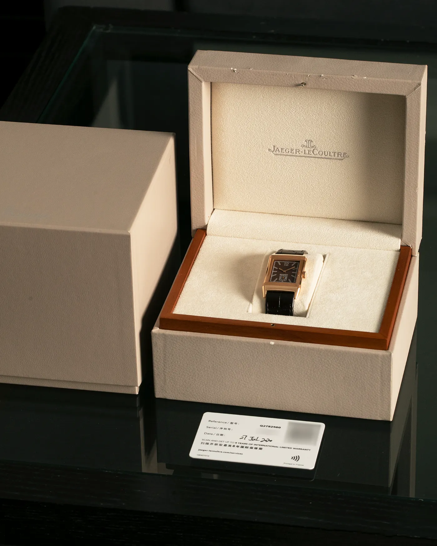 Jaeger-LeCoultre Q2782560 Grande Reverso Ultra Thin 1931 Chocolate 277.2.22 27.5mm Rose gold Brown 3