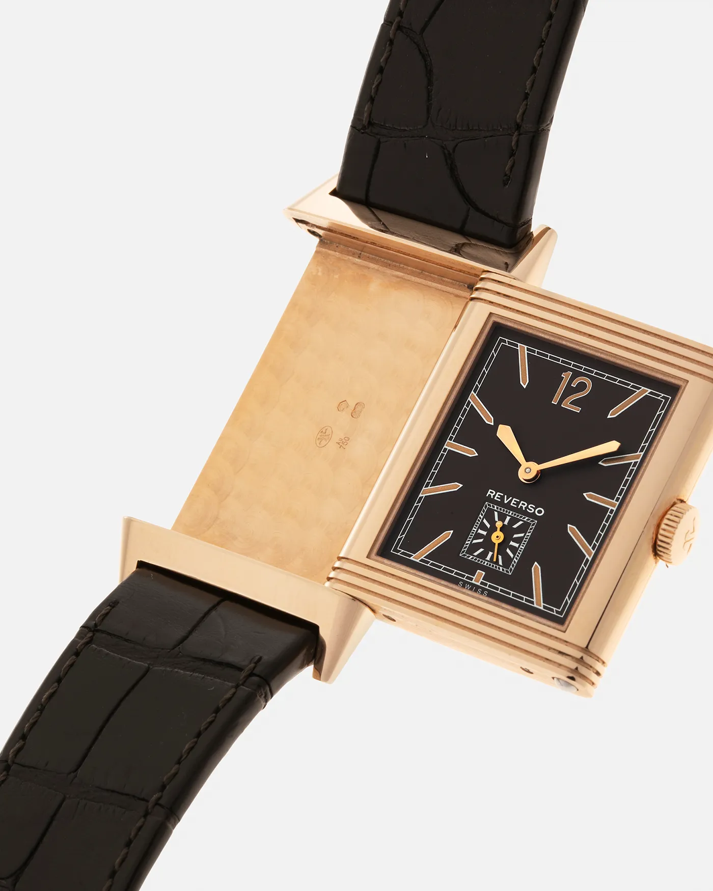 Jaeger-LeCoultre Q2782560 Grande Reverso Ultra Thin 1931 Chocolate 277.2.22 27.5mm Rose gold Brown 11