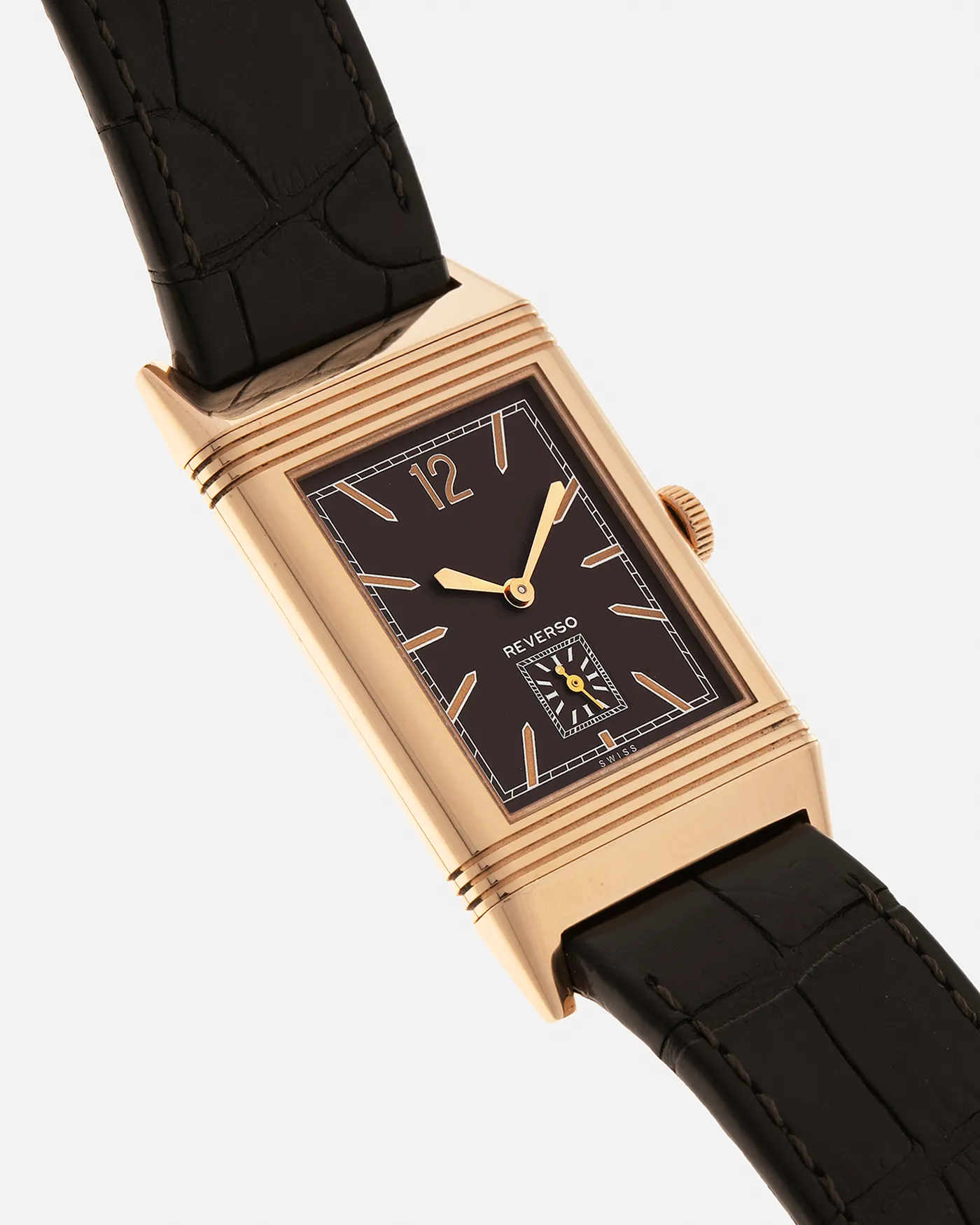 Jaeger-LeCoultre Q2782560 Grande Reverso Ultra Thin 1931 Chocolate 277.2.22 27.5mm Rose gold Brown 7