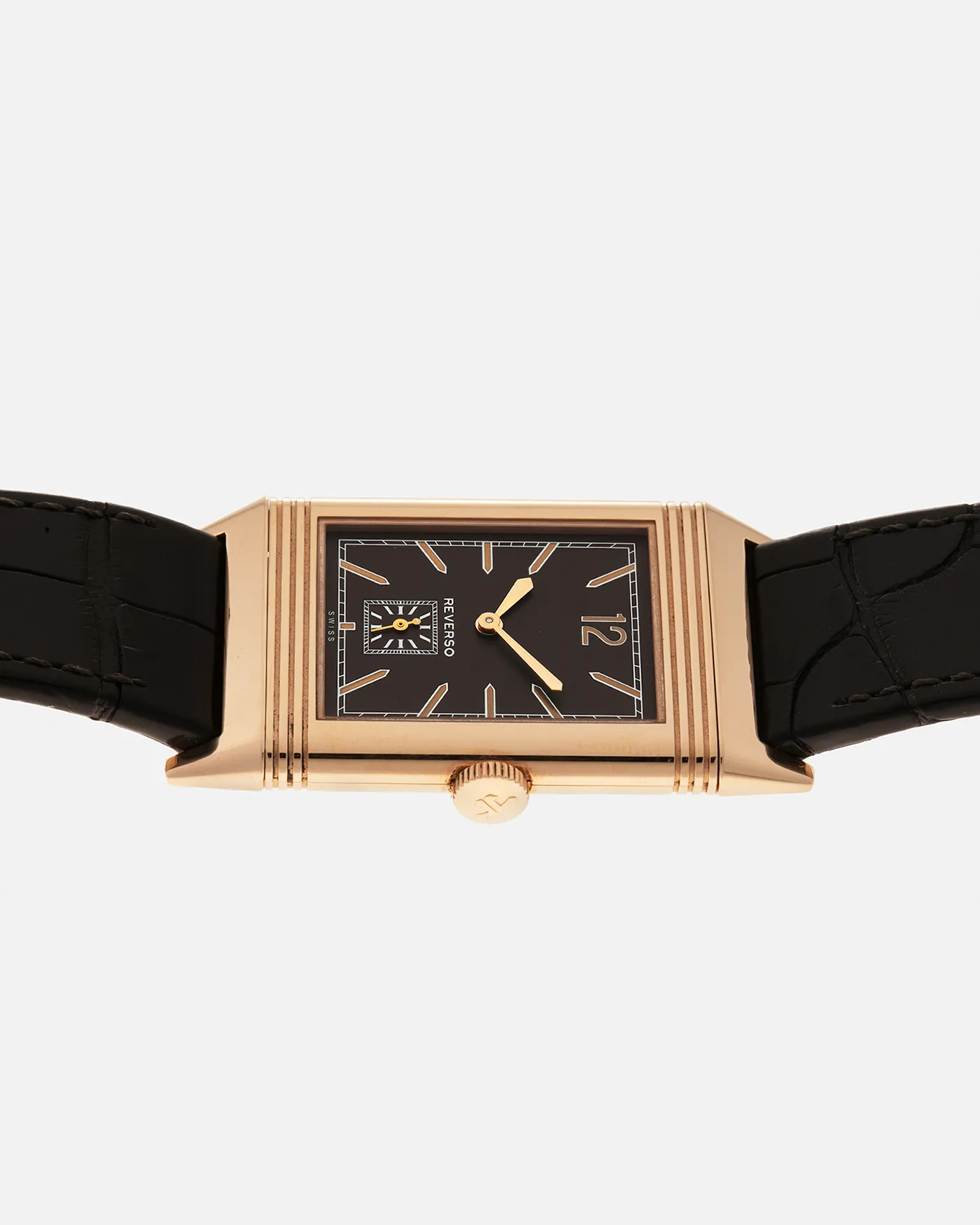 Jaeger-LeCoultre Q2782560 Grande Reverso Ultra Thin 1931 Chocolate 277.2.22 27.5mm Rose gold Brown 14