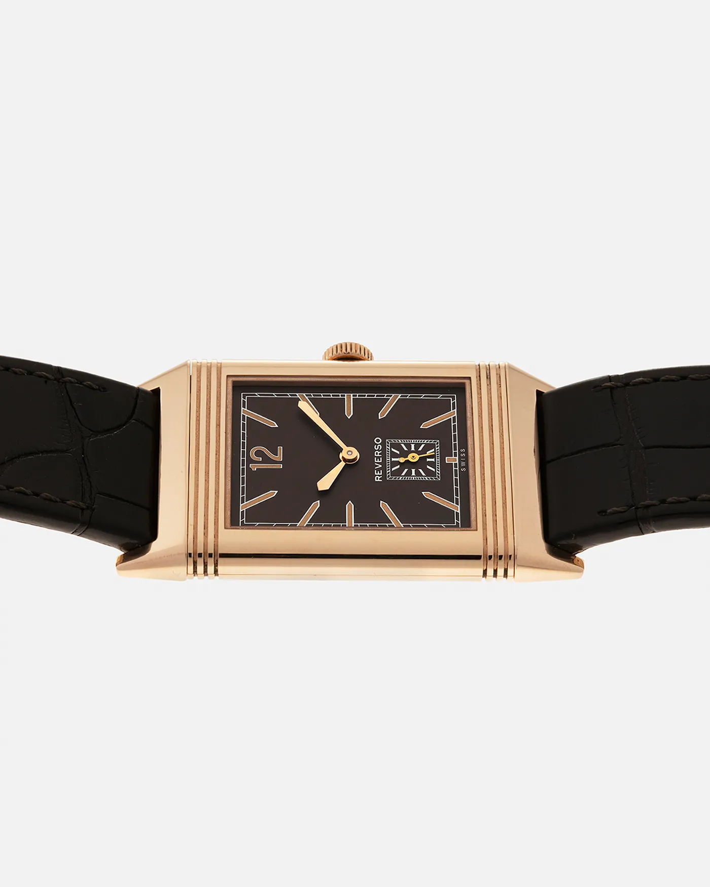 Jaeger-LeCoultre Q2782560 Grande Reverso Ultra Thin 1931 Chocolate 277.2.22 27.5mm Rose gold Brown 12