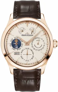 Jaeger-LeCoultre Master Eight Days Perpetual Q1612420 18k rose gold Silver