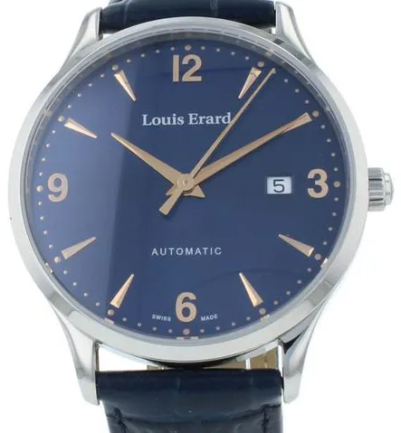 Louis Erard 69219AA15.BDC84 40mm Stainless steel Blue