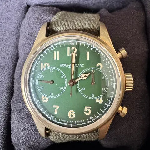 Montblanc 1858 119908 42mm Bronze Green