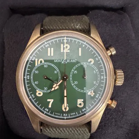 Montblanc 1858 119908 42mm Bronze Green 6