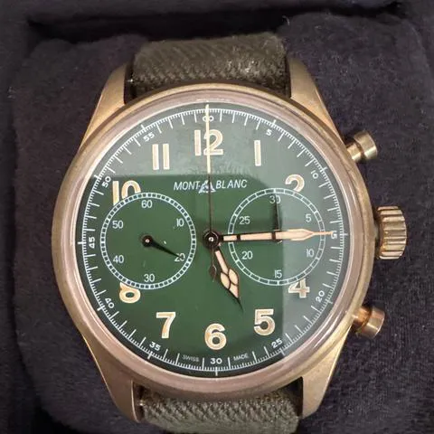 Montblanc 1858 119908 42mm Bronze Green 7