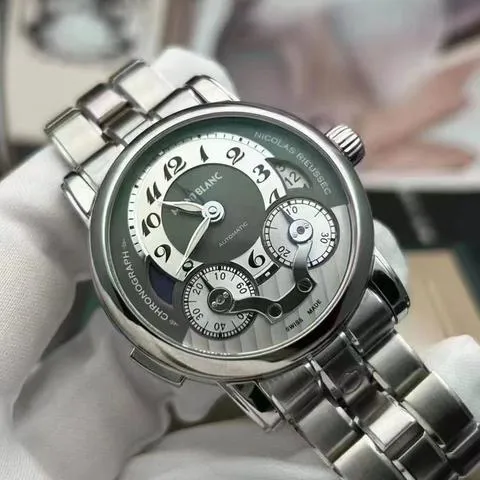 Montblanc Nicolas Rieussec 102336 43mm Stainless steel Gray 1