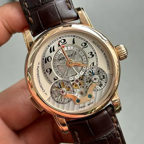 Montblanc Nicolas Rieussec 104705 43mm Rose gold White 1