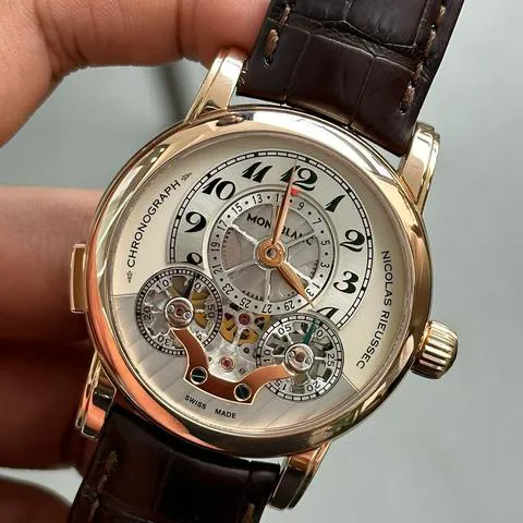 Montblanc Nicolas Rieussec 104705 43mm Rose gold White 2