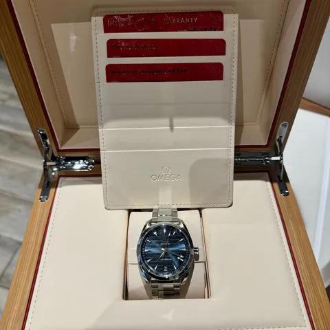 Omega Aqua Terra 220.10.41.21.03.004 41mm Stainless steel Blue