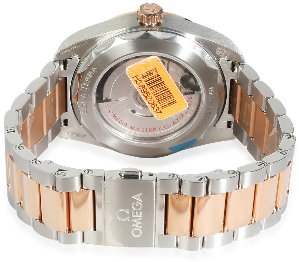 Omega Aqua Terra 220.20.38.20.56.002 38mm Rose gold and Stainless steel Gray 3