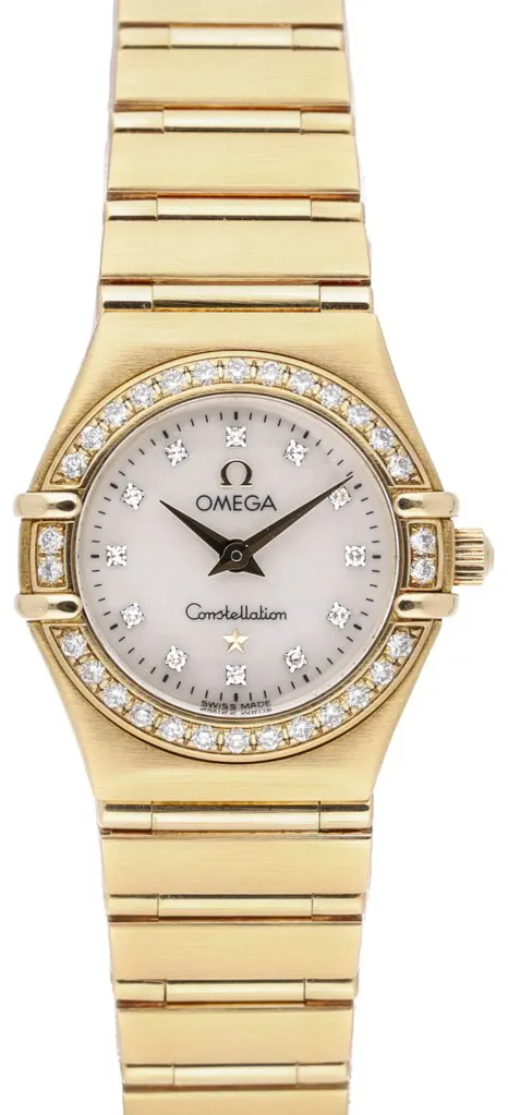 Omega Constellation 1167.75.00 22mm Yellow gold White