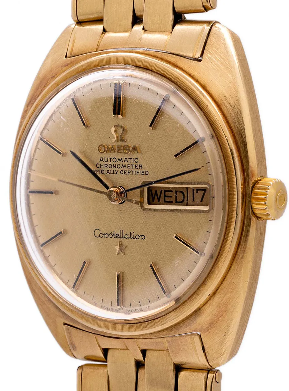 Omega Constellation 168.019 36mm 18K YG Champagne 1