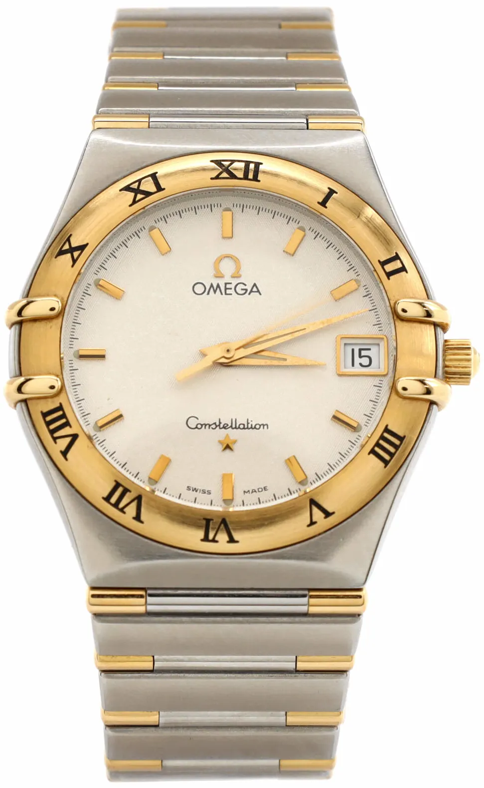 Omega Constellation 34mm Yellow gold and Stainless steel and 18k yellow gold Gold