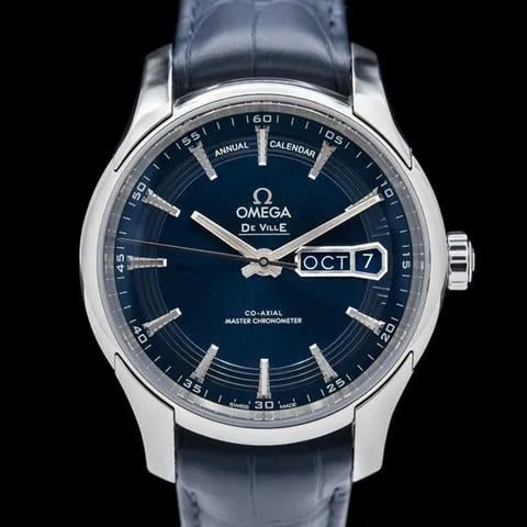 Omega De Ville Hour Vision 433.33.41.22.03.001 41mm Stainless steel Blue