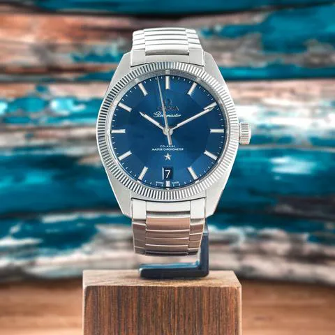 Omega Globemaster 130.30.39.21.03.001 39mm Stainless steel Blue