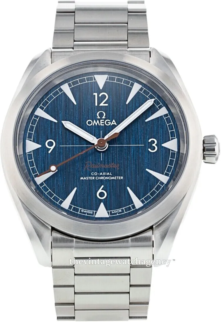 Omega Railmaster 220.10.40.20.03.001 40mm Stainless steel Blue