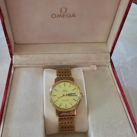 Omega Seamaster 166.0209 35mm Yellow gold Gold 17