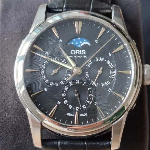 Oris Artelier Complication 0178177034054-0752171FC 40mm Stainless steel Black