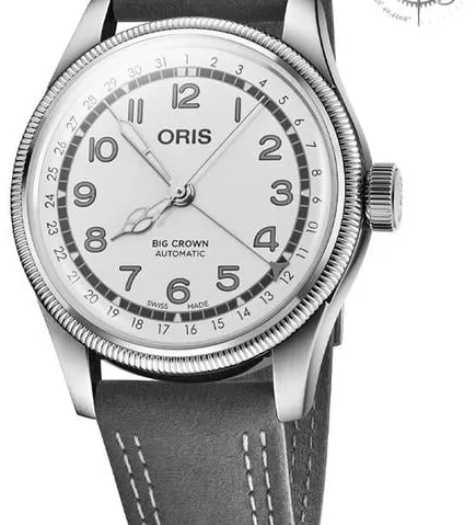 Oris Big Crown Pointer Date 01 754 7741 4081 40mm Stainless steel White