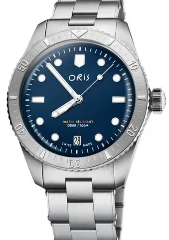 Oris Divers Sixty Five 01 733 7771 4085 38mm Stainless steel Blue