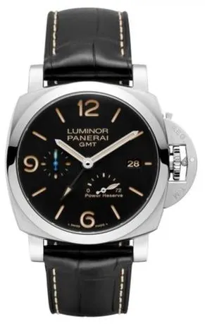 Panerai Luminor 1950 3 Days GMT Power  PAM 01321 44mm Stainless steel Black